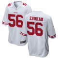 San Francisco 49ers #56 Samson Ebukam Nike White Vapor Limited Player Jersey