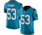 Carolina Panthers #53 Brian Burns Blue Alternate Vapor Untouchable Limited Player Football Jersey