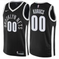 Brooklyn Nets #00 Rodions Kurucs Swingman Black NBA Jersey - City Edition