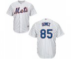 New York Mets #85 Carlos Gomez Replica White Home Cool Base Baseball Jersey