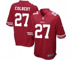 San Francisco 49ers #27 Adrian Colbert Game Red Team Color Football Jersey