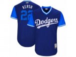 Los Angeles Dodgers #22 Clayton Kershaw Kersh Authentic Navy Blue 2017 Players Weekend MLB Jersey