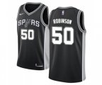 San Antonio Spurs #50 David Robinson Swingman Black Road NBA Jersey - Icon Edition