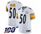 Pittsburgh Steelers #50 Ryan Shazier White Vapor Untouchable Limited Player 100th Season Football Jersey