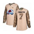 Colorado Avalanche #7 Kevin Connauton Authentic Camo Veterans Day Practice Hockey Jersey