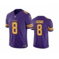 Minnesota Vikings #8 Kirk Cousins Purple 2023 F.U.S.E. Color Rush Stitched Jersey