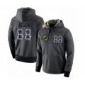 Miami Dolphins #88 Mike Gesicki Stitched Black Anthracite Salute to Service Player Performance Hoodie