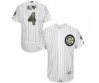 Chicago Cubs Tony Kemp Authentic White 2016 Memorial Day Fashion Flex Base Baseball Player Jersey