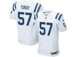 Indianapolis Colts #57 Kemoko Turay White Men Stitched NFL Elite Jersey