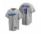 Los Angeles Dodgers A.J. Pollock Nike Gray Replica Road Jersey