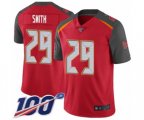 Tampa Bay Buccaneers #29 Ryan Smith Red Team Color Vapor Untouchable Limited Player 100th Season Football Jersey