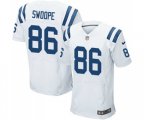Indianapolis Colts #86 Erik Swoope Elite White Football Jersey
