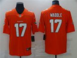 Miami Dolphins #17 Jaylen Waddle Nike Orange Color Rush Limited Jersey