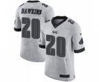 Philadelphia Eagles #20 Brian Dawkins Limited Gray Gridiron II Football Jersey