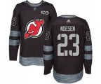 New Jersey Devils #23 Stefan Noesen Authentic Black 1917-2017 100th Anniversary Hockey Jersey