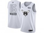Charlotte Hornets #15 Kemba Walker White NBA Jordan Swingman 2018 All-Star Game Jersey