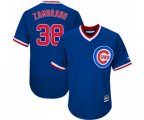 Chicago Cubs #38 Carlos Zambrano Royal Blue Flexbase Authentic Collection Cooperstown Baseball Jersey