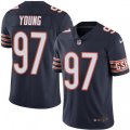 Chicago Bears #97 Willie Young Navy Blue Team Color Vapor Untouchable Limited Player NFL Jersey