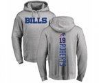 Buffalo Bills #19 Andre Roberts Ash Backer Pullover Hoodie