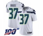 Seattle Seahawks #37 Quandre Diggs White Vapor Untouchable Limited Player 100th Season Football Jersey