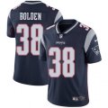 New England Patriots #38 Brandon Bolden Navy Blue Team Color Vapor Untouchable Limited Player NFL Jersey