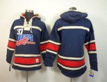 nhl jerseys #37 blue USA[pullover hooded sweatshirt]