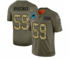 Carolina Panthers #59 Luke Kuechly 2019 Olive Camo Salute to Service Limited Jersey
