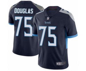 Tennessee Titans #75 Jamil Douglas Navy Blue Team Color Vapor Untouchable Limited Player Football Jersey