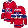 Montreal Canadiens #35 Al Montoya Authentic Red USA Flag Fashion NHL Jersey