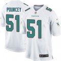 Miami Dolphins #51 Mike Pouncey Game White NFL Jersey