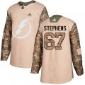 Tampa Bay Lightning #67 Mitchell Stephens Authentic Camo Veterans Day Practice NHL Jersey