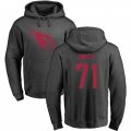 Arizona Cardinals #71 Andre Smith Ash One Color Pullover Hoodie
