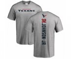 Houston Texans #32 Lonnie Johnson Ash Backer T-Shirt