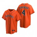 Nike Houston Astros #4 George Springer Orange Alternate Stitched Baseball Jersey