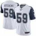 Dallas Cowboys #59 Anthony Hitchens Limited White Rush Vapor Untouchable NFL Jersey