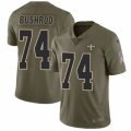 New Orleans Saints #74 Jermon Bushrod Limited Olive 2017 Salute to Service NFL Jersey
