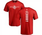 Houston Rockets #25 Robert Horry Red Backer T-Shirt
