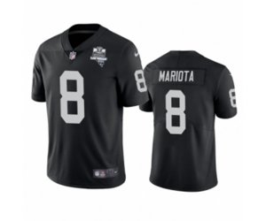 Las Vegas Raiders #8 Marcus Mariota Black 2020 Inaugural Season Vapor Limited Jersey