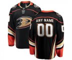 Anaheim Ducks Customized Fanatics Branded Black Home Breakaway Hockey Jersey