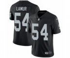 Oakland Raiders #54 Emmanuel Lamur Black Team Color Vapor Untouchable Limited Player NFL Jersey