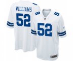 Dallas Cowboys #52 Connor Williams Game White Football Jersey