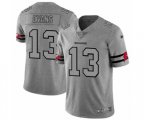 Tampa Bay Buccaneers #13 Mike Evans Limited Gray Team Logo Gridiron Football Jersey
