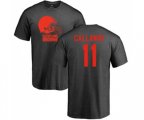 Cleveland Browns #11 Antonio Callaway Ash One Color T-Shirt