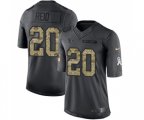 Houston Texans #20 Justin Reid Limited Black 2016 Salute to Service NFL Jersey