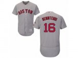 Boston Red Sox #16 Andrew Benintendi Grey Flexbase Authentic Collection MLB Jersey