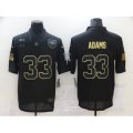 New York Jets #33 Jamal Adams Black Nike 2020 Salute To Service Limited Jersey