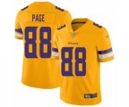 Minnesota Vikings #88 Alan Page Limited Gold Inverted Legend Football Jersey