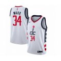 Washington Wizards #34 C.J. Miles Swingman White Basketball Jersey - 2019 20 City Edition