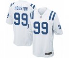 Indianapolis Colts #99 Justin Houston Game White Football Jersey