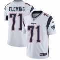 New England Patriots #71 Cameron Fleming White Vapor Untouchable Limited Player NFL Jersey